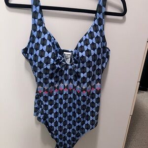 Boden Blue and Green One-Piece Swimsuit (Like New)